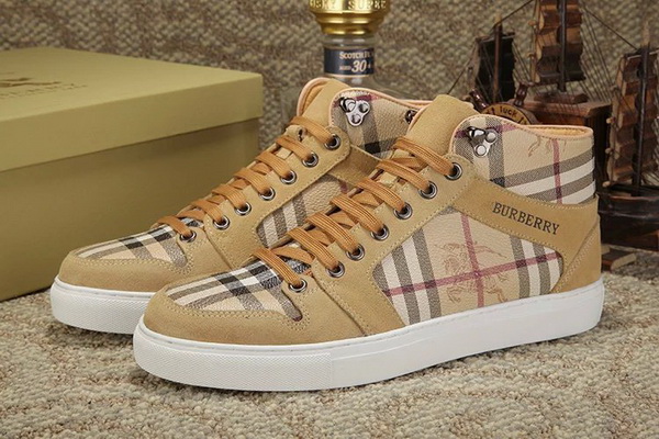 Burberry High-Top Fashion Men Shoes--014